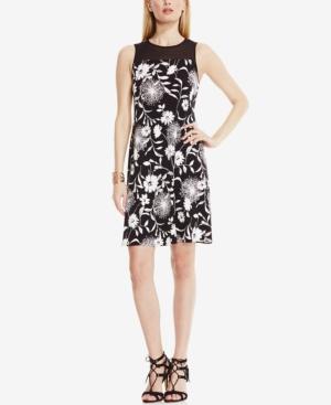 Vince Camuto Sleeveless Printed Sheath Dress
