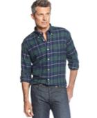 John Ashford Long-sleeve Plaid Flannel Shirt