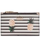 Kate Spade New York Striped Pineapple Mikey Wallet