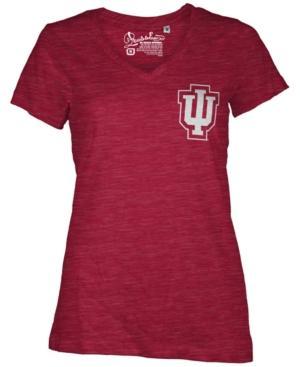 Royce Apparel Inc Women's Indiana Hoosiers Logo T-shirt