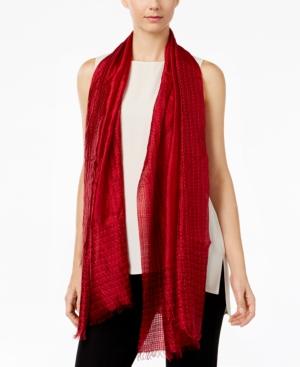 Eileen Fisher Silk Embroidered Scarf