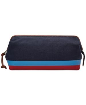 Fossil Men's Colorblocked Canvas Framed Shave Kit
