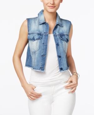 Calvin Klein Jeans Cropped Denim Vest