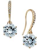 Charter Club Gold-tone Cubic Zirconia Drop Earrings, Only At Macy's
