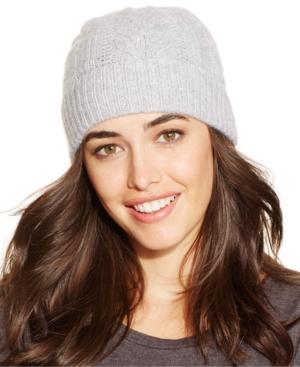 Charter Club Cable Cashmere Cuff Hat, Only At Macy's