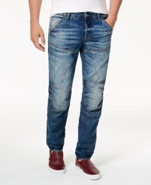 G-star Raw Men's Medium Blue Faded Jeans