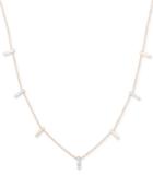 Wrapped Diamond Drop Collar Necklace (1/4 Ct. T.w.) In 10k Gold, Created For Macy's