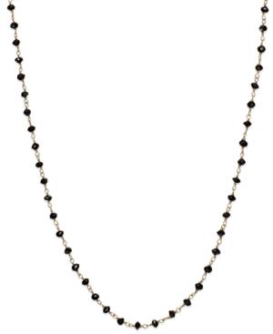 Black Diamond Necklace In 14k White Gold (6 Ct. T.w.)