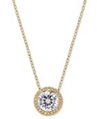 Eliot Danori 18k Gold-plated Crystal Pendant Necklace, Only At Macy's