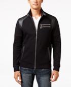 I.n.c. Men's Fire Knit Moto Jacket, Created For Macy's