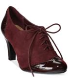 Giani Bernini Vickii Memory Foam Oxford Lace Up Booties, Only At Macy's Women's Shoes