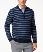 Tasso Elba Men's Quarter Zip Sweater, Only At Macy's