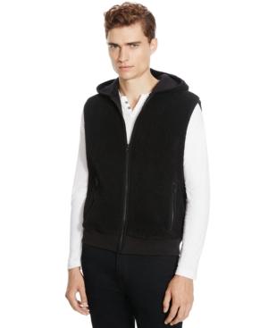 Kenneth Cole Reaction Faux-sherpa Full-zip Vest