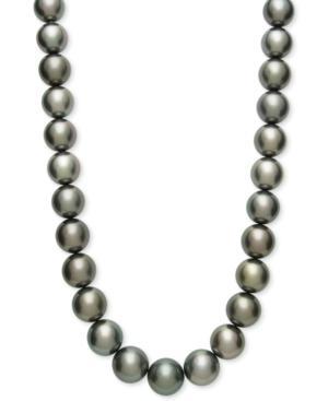 Tahitian Pearl Strand Necklace In 14k Gold (15mm)