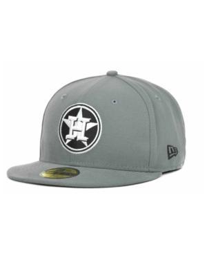 New Era Houston Astros Mlb Gray Bw 59fifty Cap