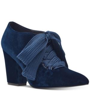 Nine West Sweeorn Block Heel Ankle Booties Women's Shoes