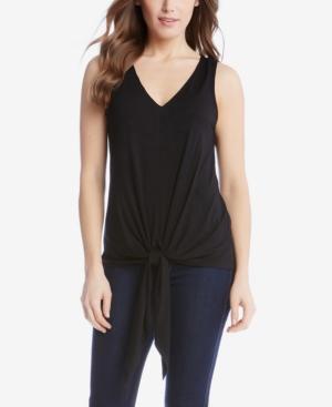 Karen Kane Tie-front Tank Top