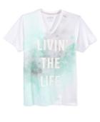 Guess Men's Wanderlust Graphic-print V-neck T-shirt