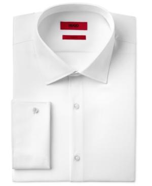 Hugo Men's Slim-fit Solid French Cuff Dress Shirt