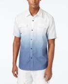 Sean John Men's Lightweight Dip-dye Short-sleeve Shirt