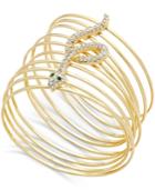 Thalia Sodi Gold-tone Pave Snake Multi-bangle Bracelet, Only At Macy's