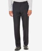 Perry Ellis Men's Classic-fit Flat-front Heathered Dress Pants