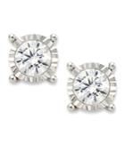 Trumiracle Diamond Earrings, 14k White Gold Diamond Stud Earrings (1 Ct. T.w.)