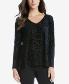 Karen Kane High-low Crepe-back Top