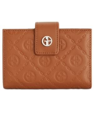 Giani Bernini Logo Embossed Frame Wallet, Created For Macy's