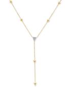 Diamond Triangle Lariat Necklace (1/4 Ct. T.w.) In 14k Gold-plated Sterling Silver
