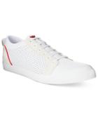 Armani Jeans Men's Low-top Perforated Sneakers Men's Shoes