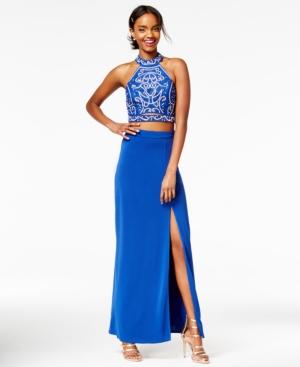 Speechless Juniors' 2-pc. Sequined Gown