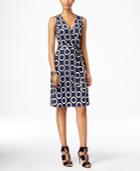 Inc International Concepts Sleeveless Printed Wrap Dress, Only At Macy's