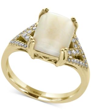 Aurora By Effy Opal (2 Ct. T.w.) And Diamond (1/6 Ct. T.w.) Ring In 14k Gold