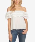 1.state Off-the-shoulder Ruffled Top