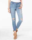 American Rag Juniors' Ripped Skinny Ankle Jeans, Created For Macy's