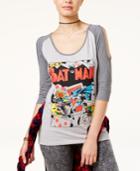 Warner Bros Juniors' Batman Cold-shoulder Top