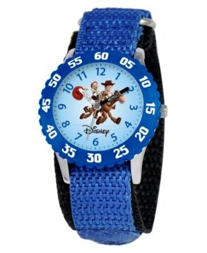 Disney Watch, Kid's Woody And Jessie Time Teacher Blue Strap 31mm W000061