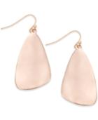 Inc International Concepts Rose Gold-tone Resin Disc Earrings, Only At Macy's