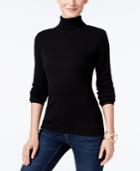 Charter Club Petite Cashmere Turtleneck Sweater, Only At Macy's