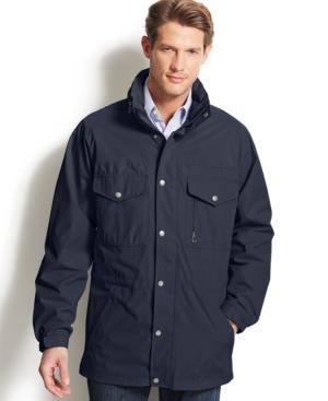 Izod Hooded 4-pocket Anorak Jacket