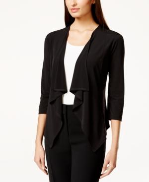 Connected Three-quarter-sleeve Ruffle Jacket