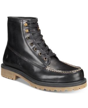 Frye Men's Pine Lug Leather Work Boots, Created For Macy's Men's Shoes