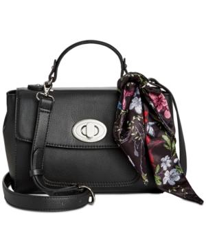 Giani Bernini Top Handle Flap Crossbody With Scarf, Created For Macy's