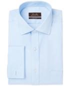 Tasso Elba Non-iron Twill Solid French Cuff Dress Shirt