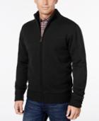 Weatherproof Men's Big And Tall Lined Zip-front Cardigan, Only At Macy's