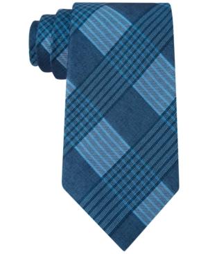 Calvin Klein Men's Glen Plaid Tie