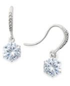 Charter Club Gold-tone Cubic Zirconia Drop Earrings, Created For Macy's