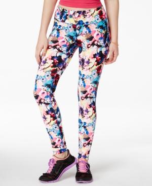 Material Girl Active Juniors' Printed Full-length Leggings, Only At Macy's