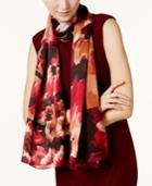 Vince Camuto Day Trip Floral Silk Scarf